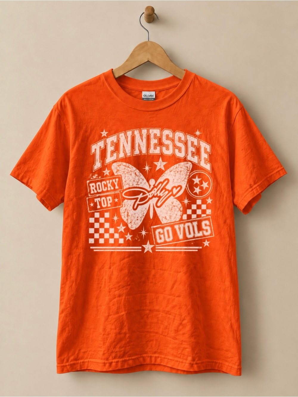 Dolly Tennessee Go Vols Graphic Unisex T-shirt